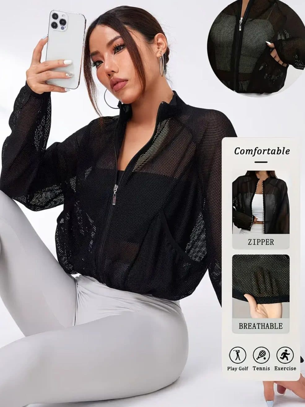 CHOMPA DEPORTIBA BLACK